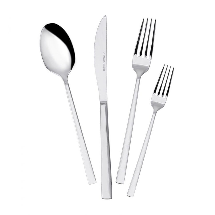 KARACA MILAS 24-PIECE CUTLERY SET, PLATINUM
