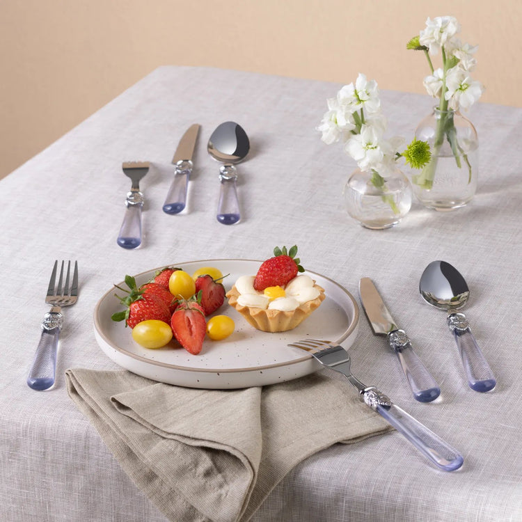 KARACA ELLA 18 PCS 6 PERSON FLATWARE SET, PLATINUM