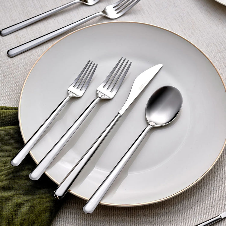 KARACA MANDY 24 PCS CUTLERY SET BOX, PLATINUM