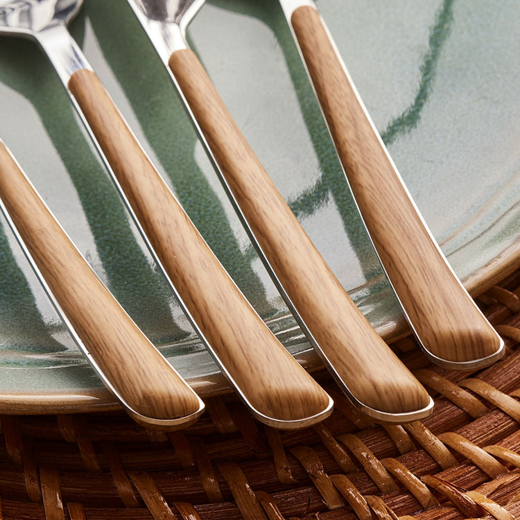 KARACA MELIA 24 PCS CUTLERY SET BOXED, WOODEN