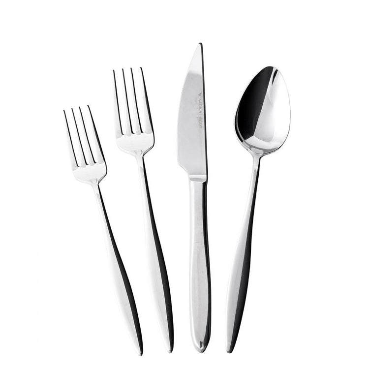 KARACA ILICA 24 PIECE CUTLERY SET BOX, PLATINUM