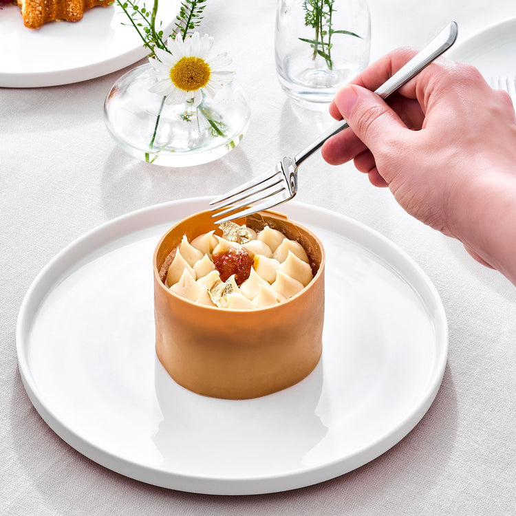 KARACA CAMELIA 24 PIECE CUTLERY SET, PLATINUM