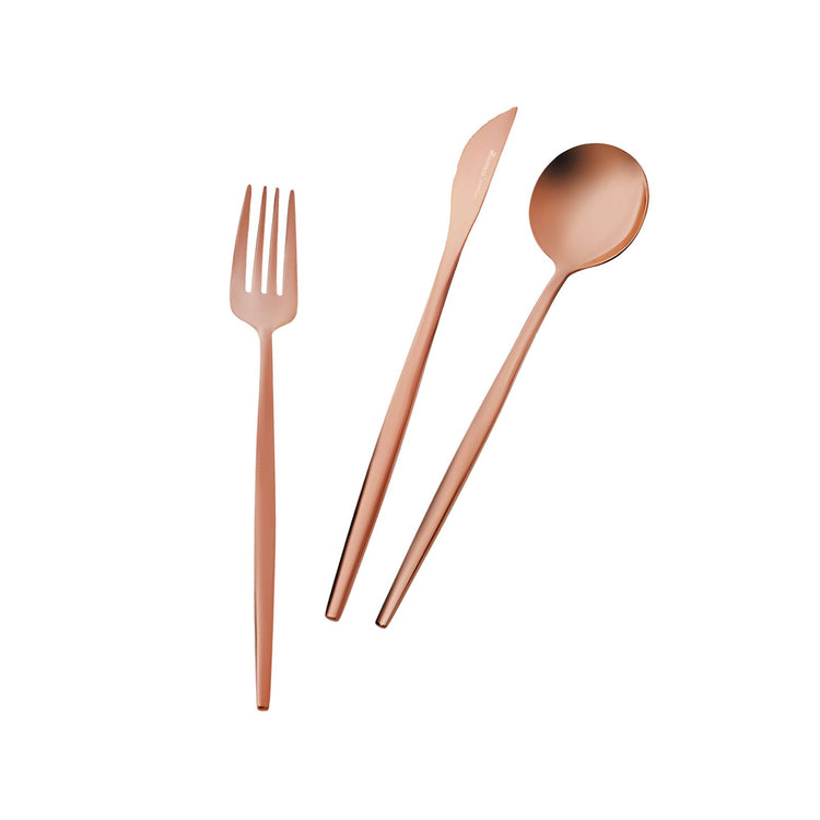KARACA ORION 30 PIECE CUTLERY SET BOXED, ROSE GOLD