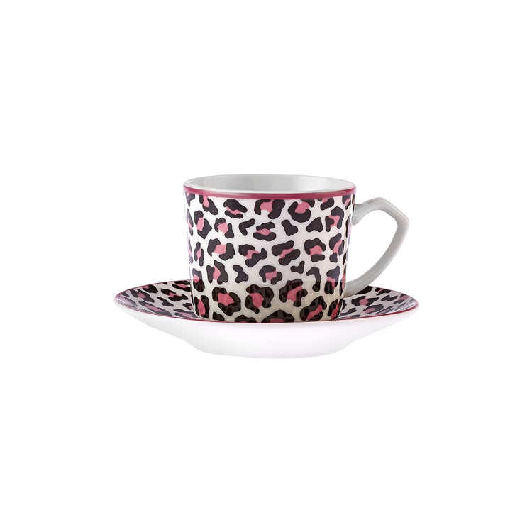 KARACA BRITNEY 2 PERSON 80 ML COFFEE CUP SET, PINK