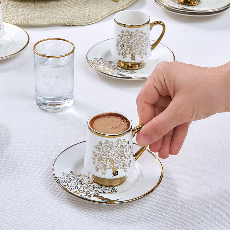 KARACA GUZ 6 PERSON 90 ML COFFEE CUP SET