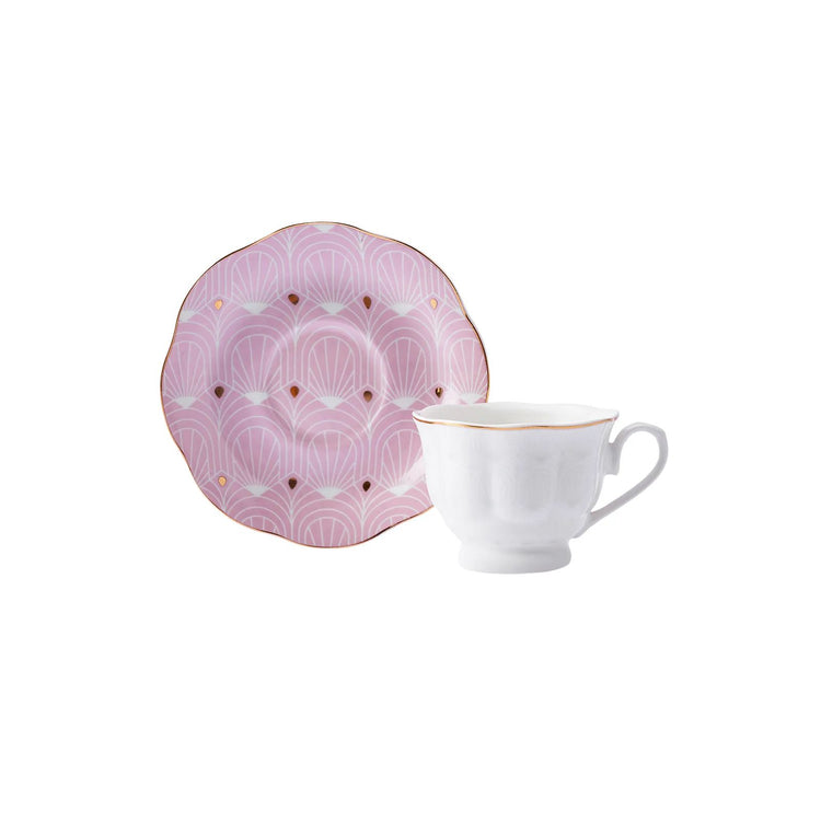 KARACA DECO 6 PERSON 80 ML COFFEE CUP SET, MULTICOLOR
