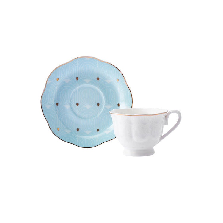 KARACA DECO 6 PERSON 80 ML COFFEE CUP SET, MULTICOLOR