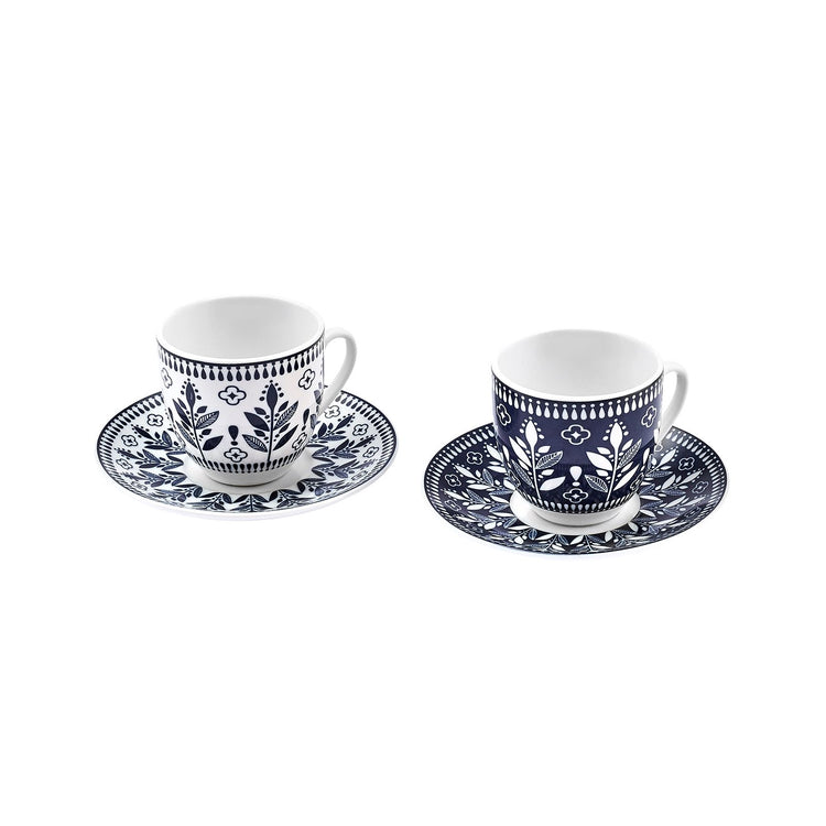 KARACA PEYKER 6-PERSON 85 ML COFFEE CUP SET, BLUE