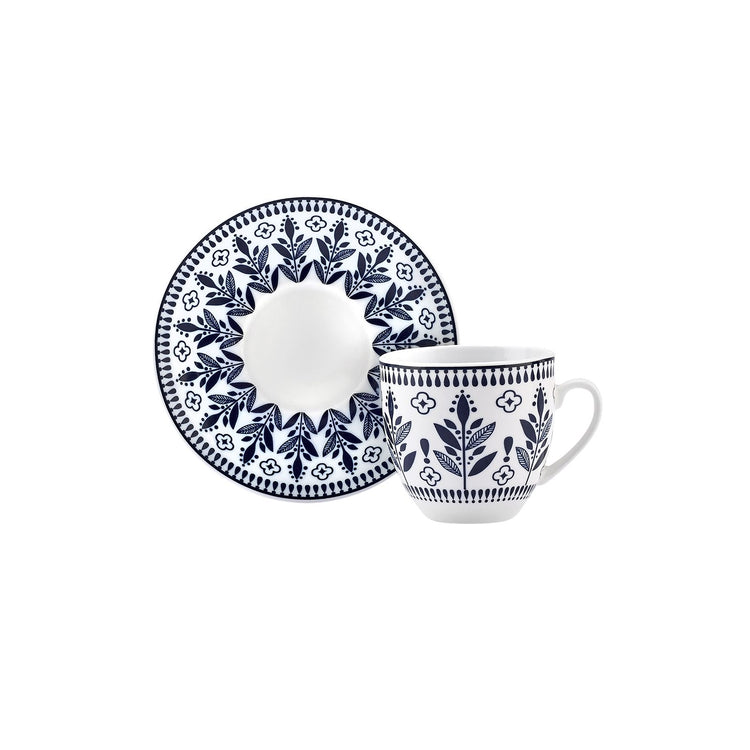 KARACA PEYKER 6-PERSON 85 ML COFFEE CUP SET, BLUE