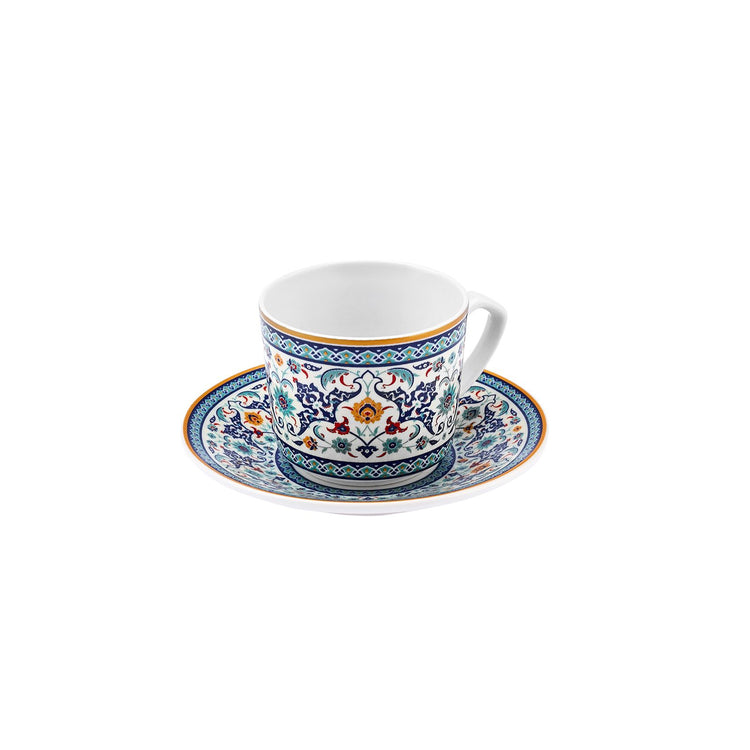 KARACA BEYLERBEYİ 6-PERSON 80 ML COFFEE CUP SET, BLUE