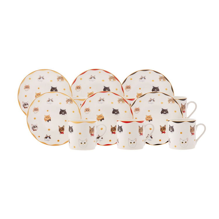 KARACA GATO 80 ML 6-PERSON COFFEE CUP SET