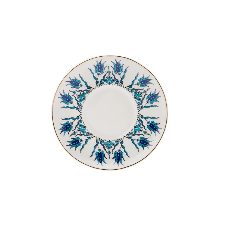 KARACA IZNIK NEW FORM 2-PERSON COFFEE CUP SET, BLUE