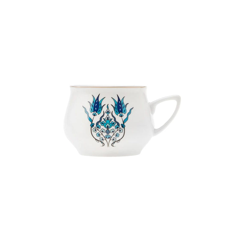 KARACA IZNIK NEW FORM 2-PERSON COFFEE CUP SET, BLUE