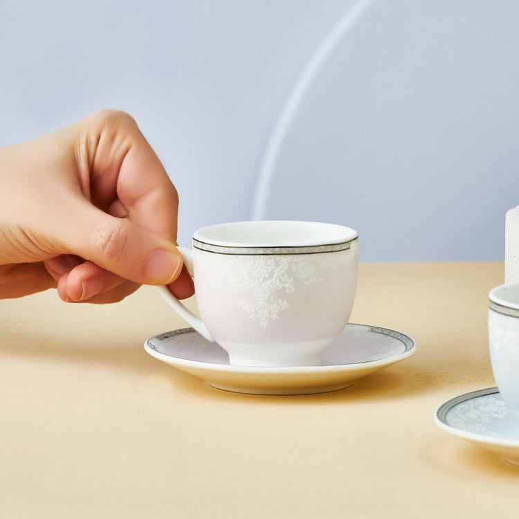 KARACA VERA 6-PERSON 90 ML COFFEE CUP SET, MULTICOLOR