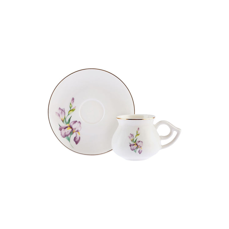 KARACA BOTANIC 6-PERSON 80 ML COFFEE CUP SET, MULTICOLOR