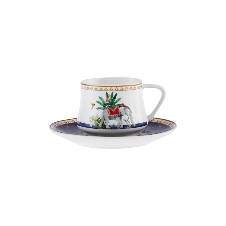 KARACA ESME 6-PERSON 100 ML COFFEE CUP SET, MULTICOLOR