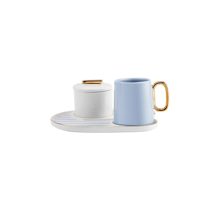 KARACA JULES BLUE 80 ML 2-PERSON CUP SET