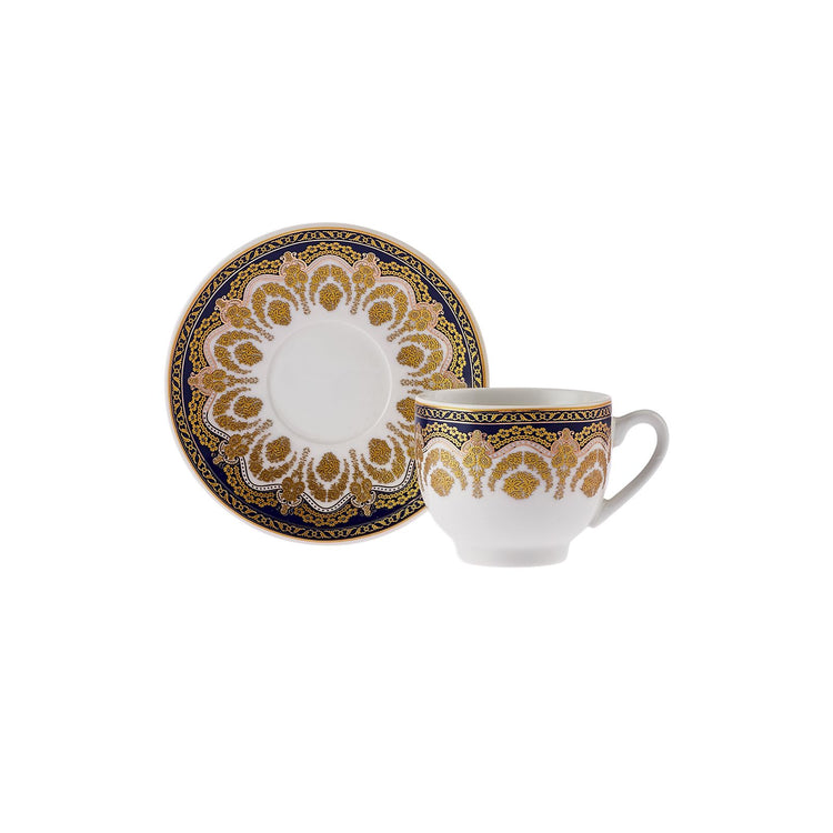 KARACA ZEN 6-PERSON 90 ML COFFEE CUP, BLUE