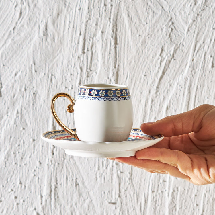 KARACA SOGUT 6-PERSON 90 ML CUP, MULTICOLOR