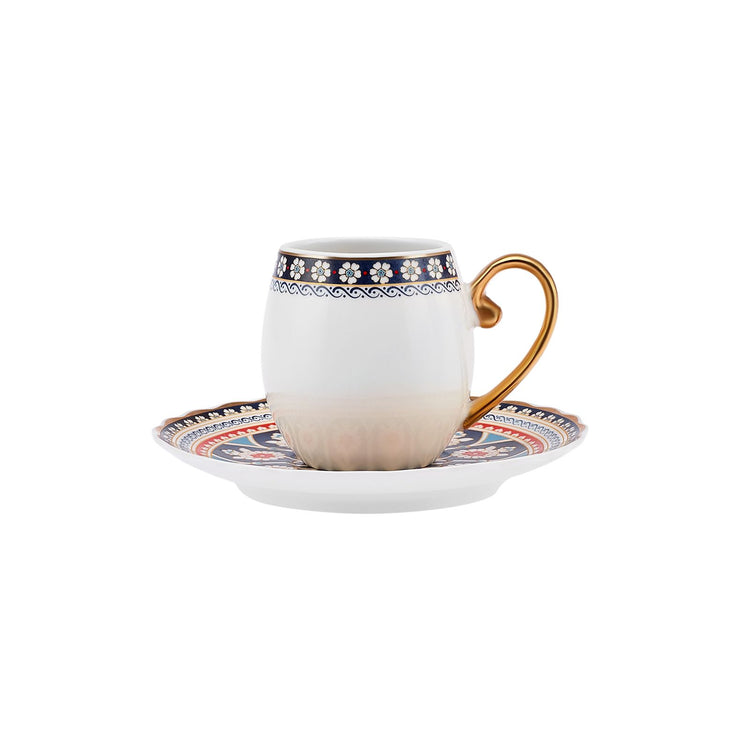 KARACA SOGUT 6-PERSON 90 ML CUP, MULTICOLOR