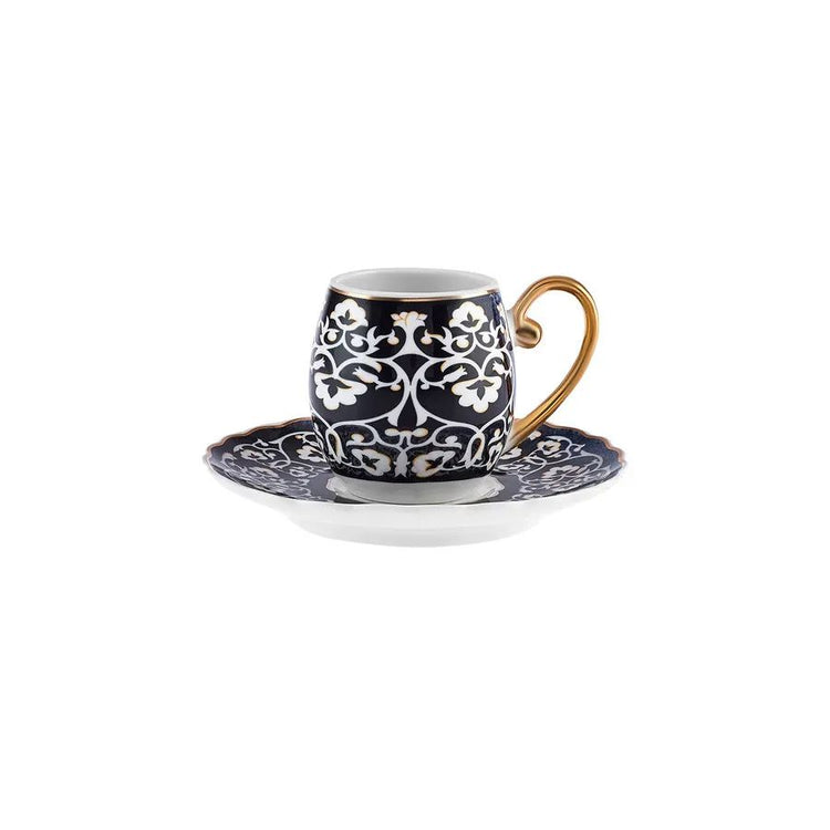 KARACA SERIK 6-PERSON 90 ML COFFEE CUP, BLUE