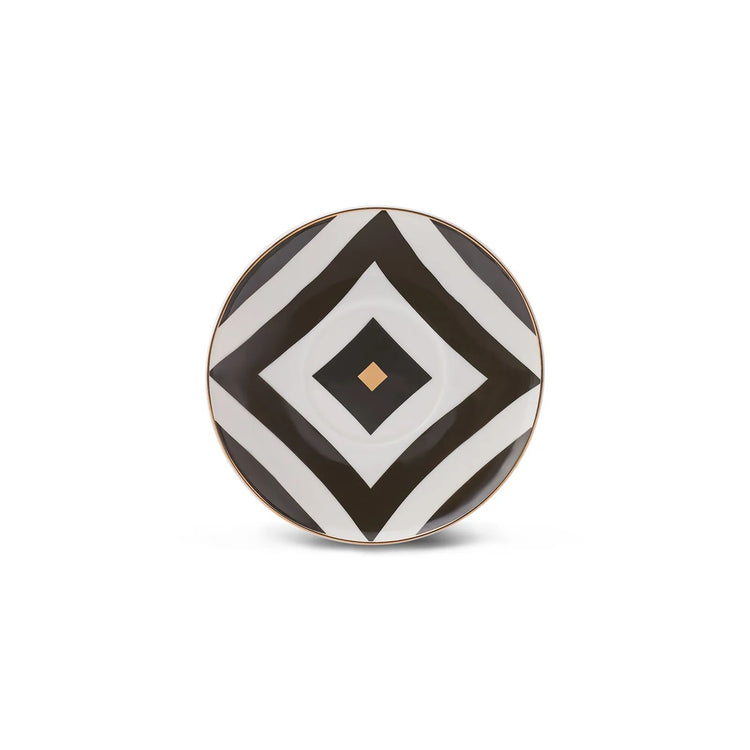 KARACA ROLL 6-PERSON COFFEE CUP, BLACK