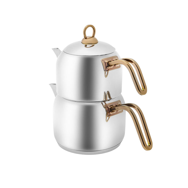 KARACA URBAN MIDI TEA POT SET, GOLD