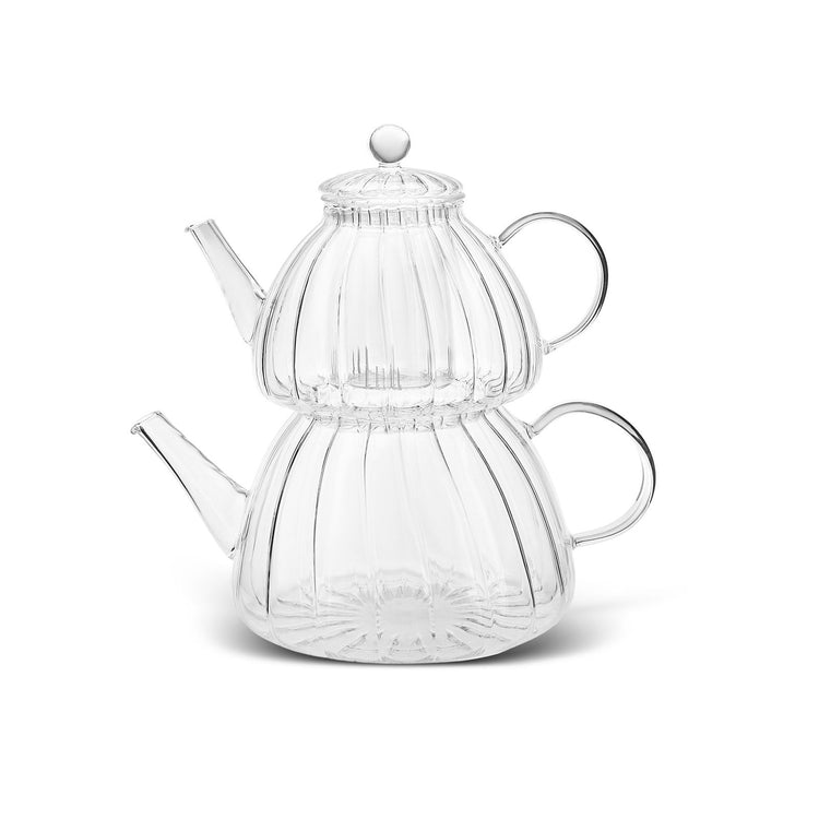 KARACA LORI GLASS TEA POT SET