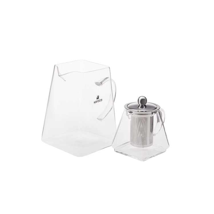 KARACA GIZA BOROSILICATE GLASS TEA POT SET