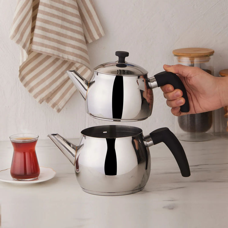 KARACA ALIM MIDI TEA POT, BLACK