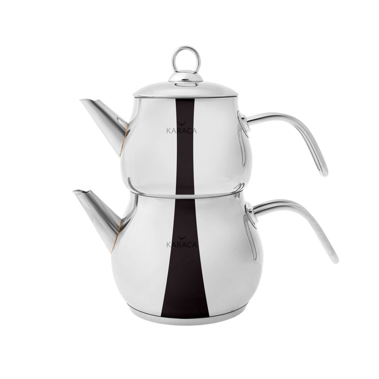 KARACA LAYLA MIDI TEA POT SET, METAL