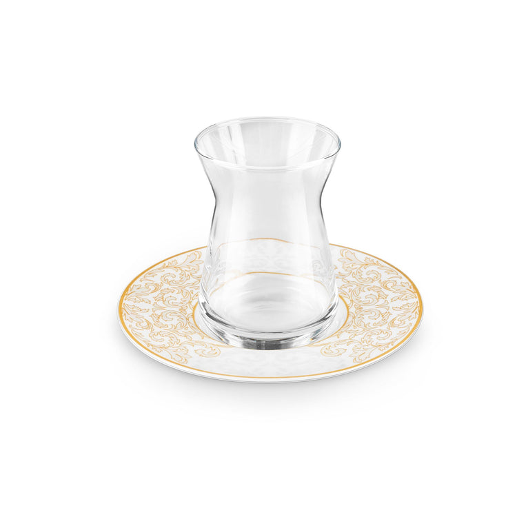 KARACA NAZENDE 6-PERSON 12-PIECE TEA SET
