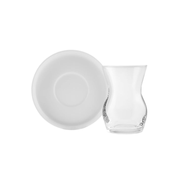 KARACA X SARIYER DESIGN 6-PERSON TEA SET, WHITE