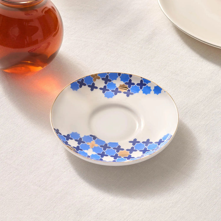 KARACA X REFIKA'DAN TATLICAN SELCUKLU PORCELAIN TEA PLATE