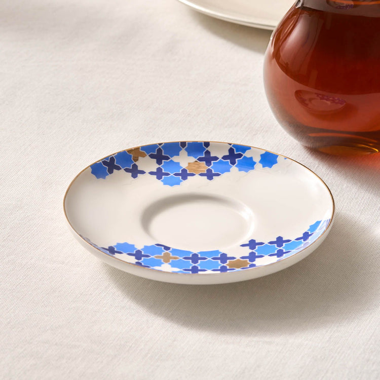 KARACA X REFIKA'DAN TATLICAN SELCUKLU PORCELAIN TEA PLATE
