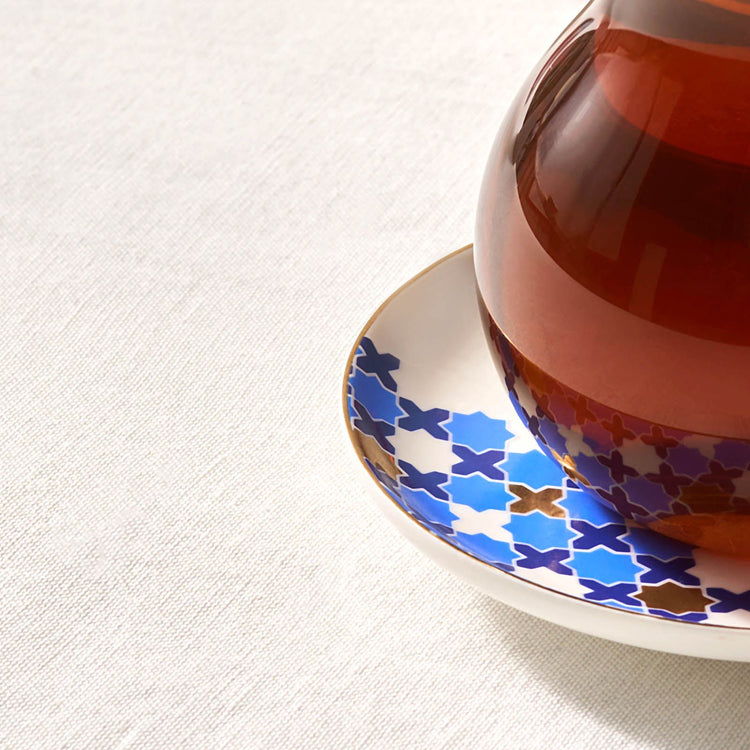 KARACA X REFIKA'DAN TATLICAN SELCUKLU PORCELAIN TEA PLATE