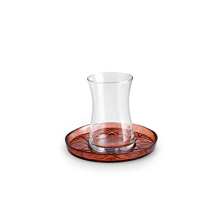 KARACA AMBERIA 6 PERSON 12-PIECE TEA SET