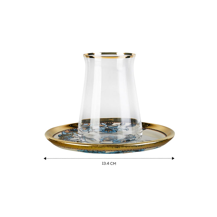 KARACA HANA 12-PIECE TEA SET, COLORLESS