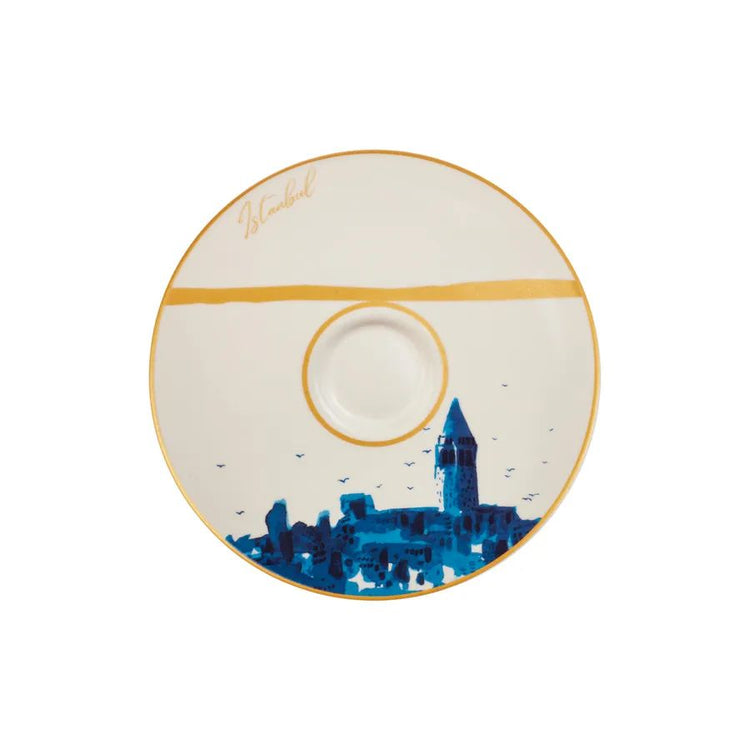 KARACA X IST COLLECTION HAREM 12-PIECE TEA SET, BLUE