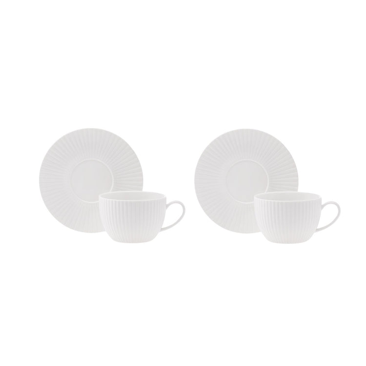 KARACA SEASHELL 2-PERSON 200 ML CUP, WHITE