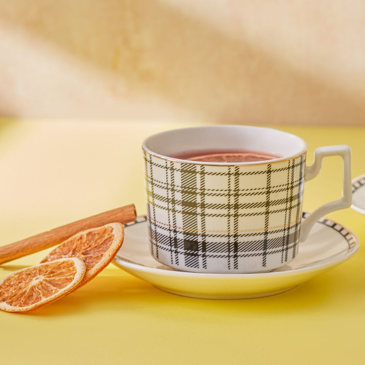 Karaca Eden 2-Person Tea Cup Set, Multicolor