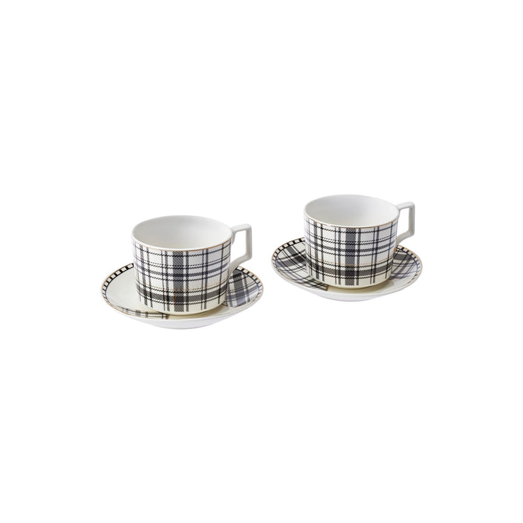 Karaca Eden 2-Person Tea Cup Set, Multicolor