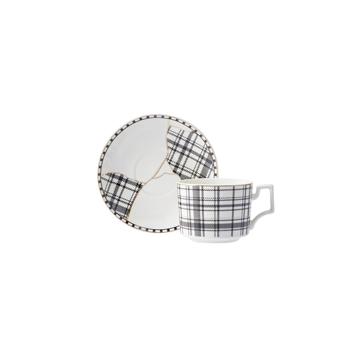 Karaca Eden 2-Person Tea Cup Set, Multicolor