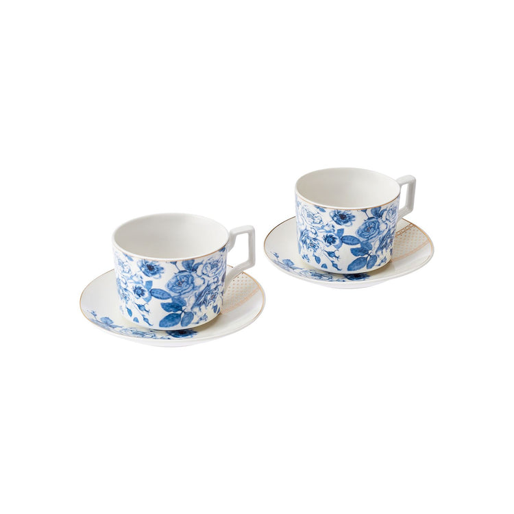 KARACA MANOLYA 2 PERSON TEA CUP SET, MULTICOLOR