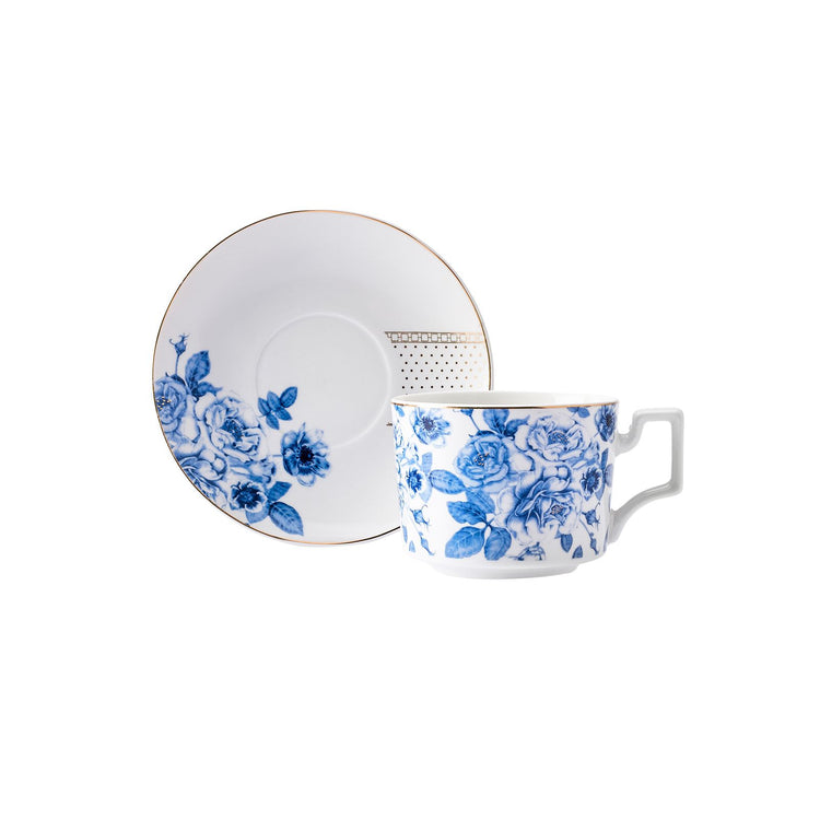 KARACA MANOLYA 2 PERSON TEA CUP SET, MULTICOLOR