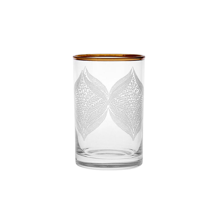 KARACA DEFNE 6-PIECE COFFEE SIDE GLASS, GOLD