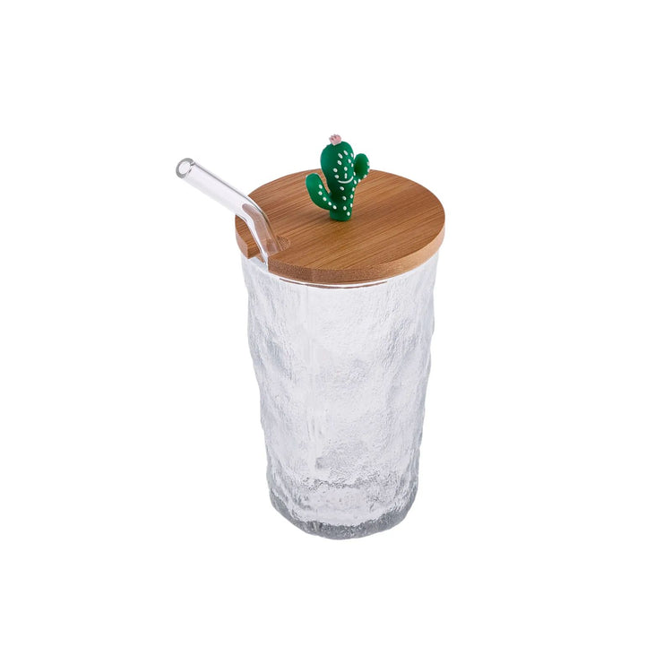 KARACA GLACIER 2-PIECE TUMBLER WITH STRAW GLASS
