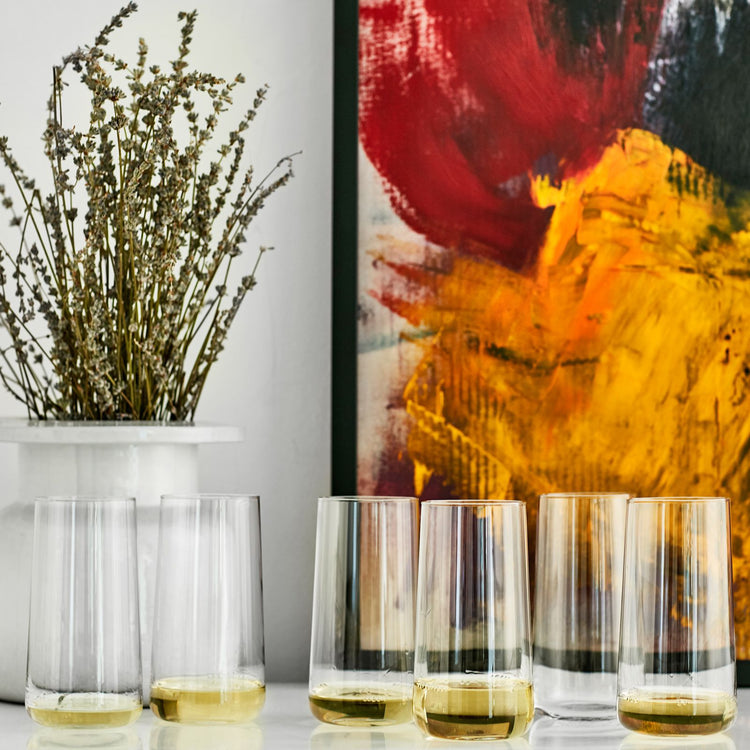 KARACA VIVID 24-PIECE GLASS SET, TRANSPARENT