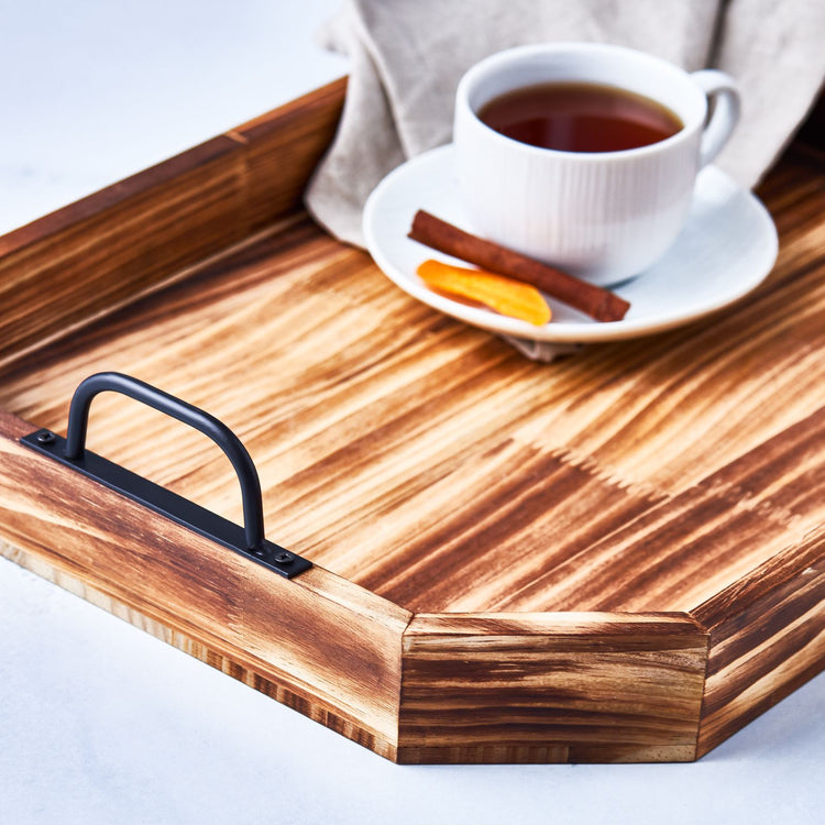 KARACA RUSTIC 42 CM RECTANGULAR TRAY, WOOD