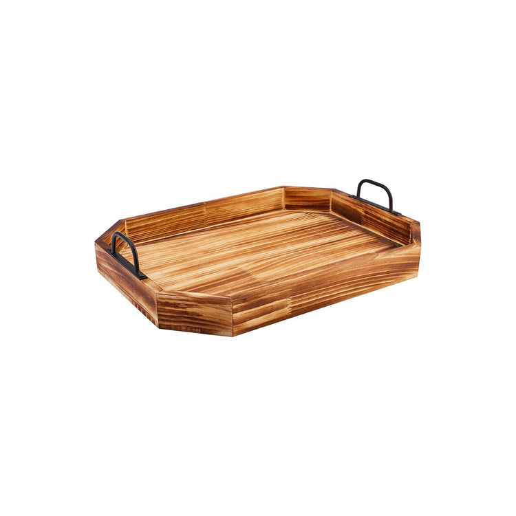 KARACA RUSTIC 42 CM RECTANGULAR TRAY, WOOD